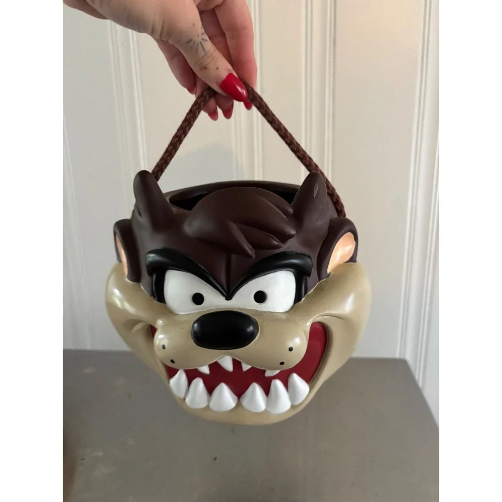 Vintage 1997 Taz Carry-All Looney Tunes Tasmanian Devil Bucket Applause‎ 41257